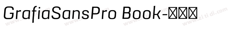 GrafiaSansPro Book字体转换
